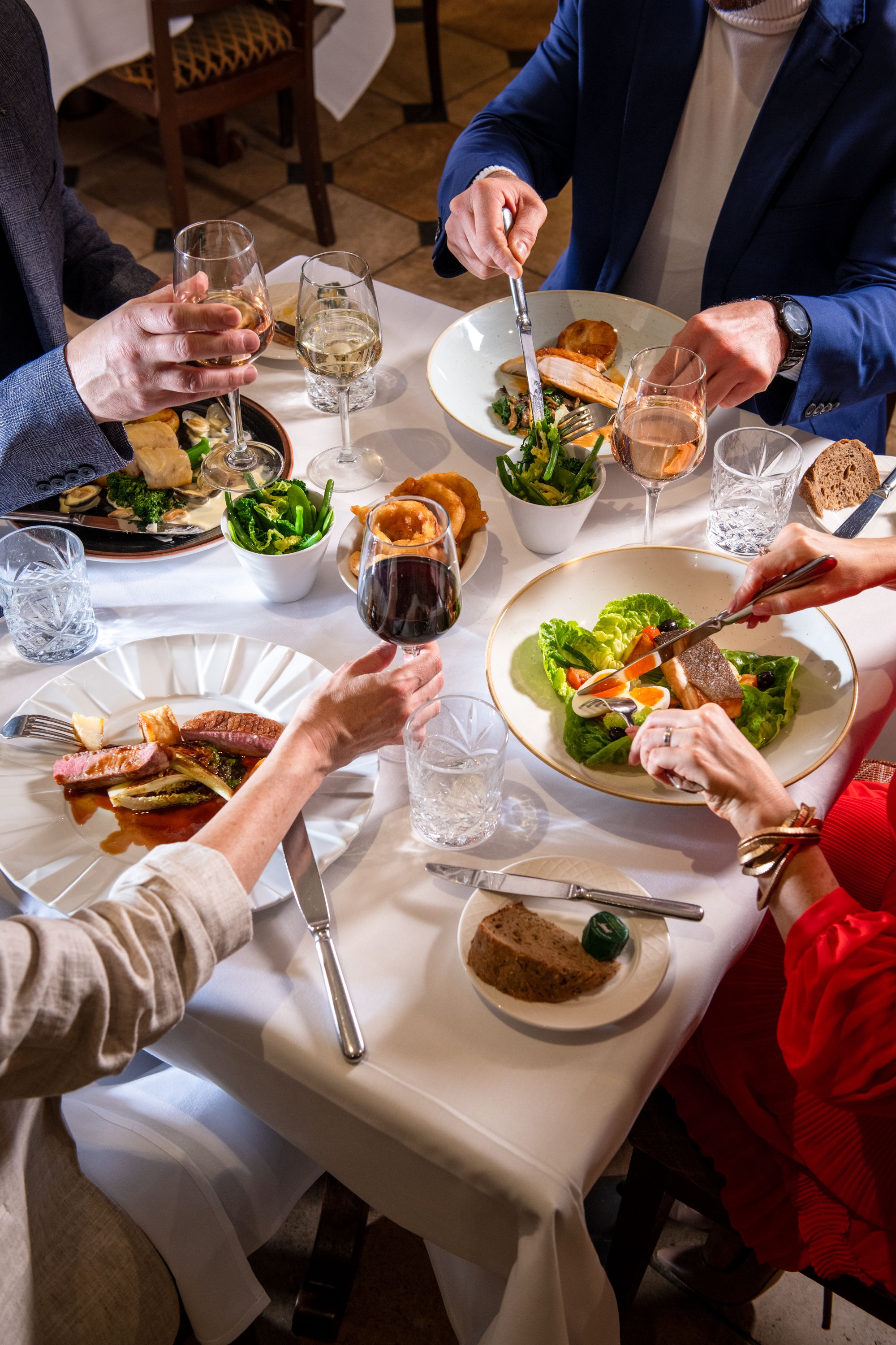 Array of dishes at The Curious Kitchen